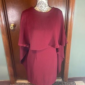 NWT Goregous wine dress with layers